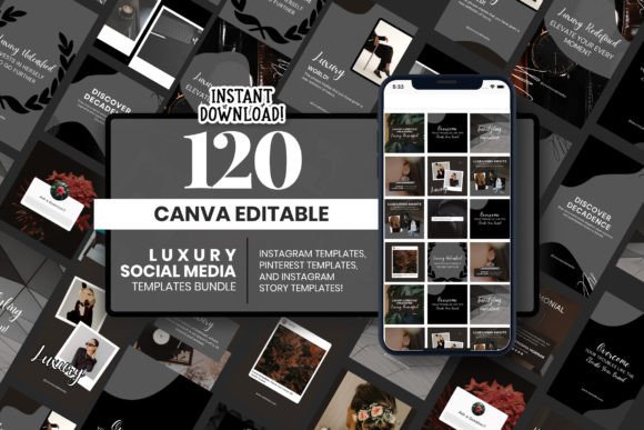 Download Luxury Social Media Templates Bundle - Social Collection