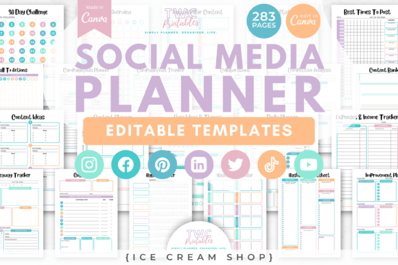 Download Social Media Planner Canva Templates - Social Collection