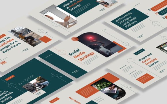 Download Social Media Strategy Keynote Template - Social Collection