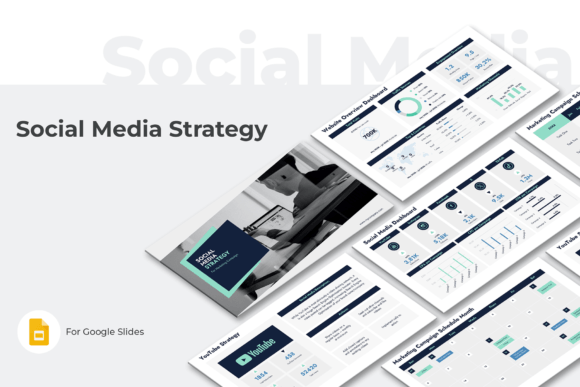 Download Social Media Strategy Google Slides - Social Collection