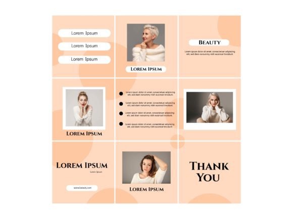 Download Media Social Template Beauty Color Beige - Social Collection