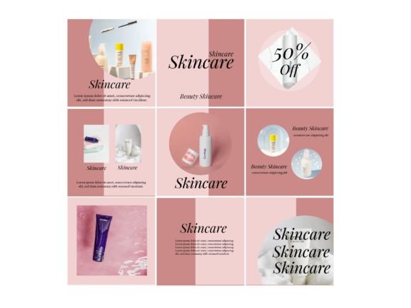 Download Media Social Template Color Pink - Social Collection