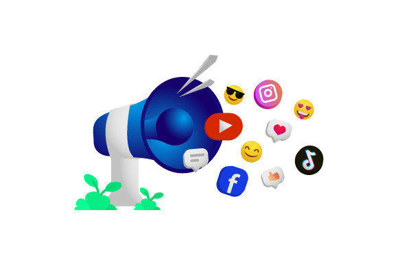 Download Social Media Advertising Design Vector - Social Collection