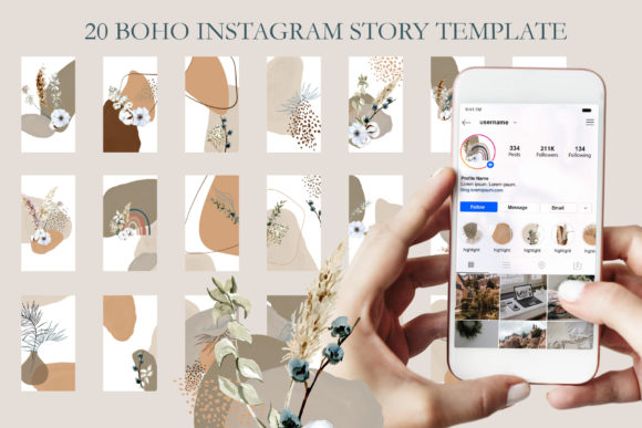Download Boho Instagram Templates - Premium Resources