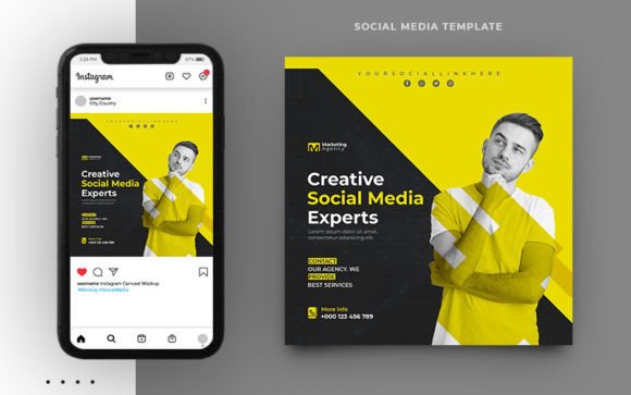 Download Social Media Marketing Banner Template - Social Collection