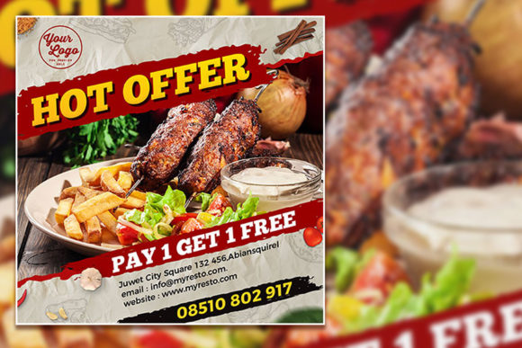 Download Hot Offer Food Menu Social Media Post - Social Collection