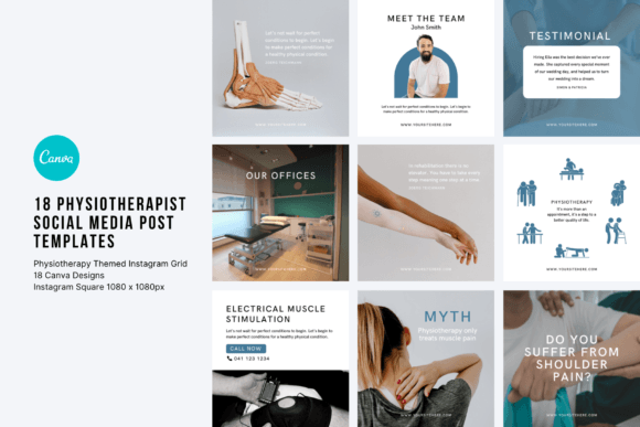 Download Physiotherapy Social Media Templates - Social Collection