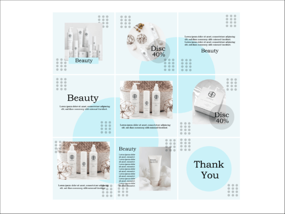 Download Media Social Template Color Light Blue - Social Collection
